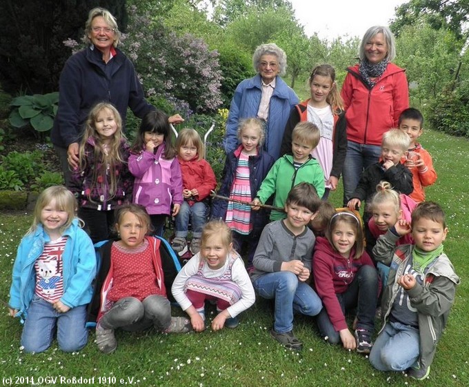 KiTa Sternenland zu Besuch im Lehrgarten
